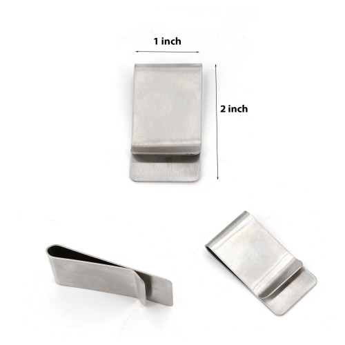 MONEY CLIP - STAINLESS - MONOGRAM AVAILABLE - MC-PC1X2